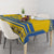 Custom Sweden Ice Hockey Tablecloth 2025 Go Champions Tre Kronor