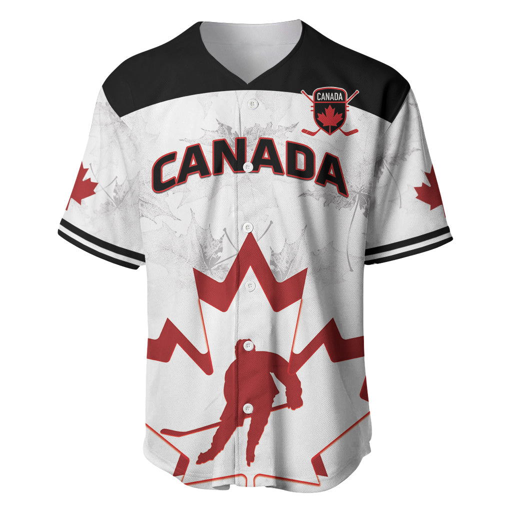 Custom Canada Hockey Baseball Jersey 2024 Go Maple Leaf - Wonder Print Shop