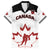 Custom Canada Hockey Family Matching Long Sleeve Bodycon Dress and Hawaiian Shirt 2024 Go Maple Leaf - Wonder Print Shop