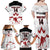 Custom Canada Hockey Family Matching Off Shoulder Maxi Dress and Hawaiian Shirt 2024 Go Maple Leaf - Wonder Print Shop