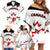 Custom Canada Hockey Family Matching Off Shoulder Short Dress and Hawaiian Shirt 2024 Go Maple Leaf - Wonder Print Shop