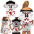 Custom Canada Hockey Family Matching Off Shoulder Short Dress and Hawaiian Shirt 2024 Go Maple Leaf - Wonder Print Shop