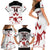 Custom Canada Hockey Family Matching Short Sleeve Bodycon Dress and Hawaiian Shirt 2024 Go Maple Leaf - Wonder Print Shop