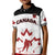 Custom Canada Hockey Kid Polo Shirt 2024 Go Maple Leaf - Wonder Print Shop