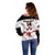 Custom Canada Hockey Off Shoulder Sweater 2024 Go Maple Leaf - Wonder Print Shop