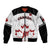 Custom Canada Hockey Sleeve Zip Bomber Jacket 2024 Go Maple Leaf