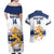 Custom Finland Hockey Couples Matching Off Shoulder Maxi Dress and Hawaiian Shirt 2024 Go Suomi - Wonder Print Shop