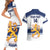 Custom Finland Hockey Couples Matching Short Sleeve Bodycon Dress and Hawaiian Shirt 2024 Go Suomi - Wonder Print Shop