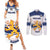 Custom Finland Hockey Couples Matching Summer Maxi Dress and Long Sleeve Button Shirt 2024 Go Suomi - Wonder Print Shop