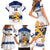 Custom Finland Hockey Family Matching Short Sleeve Bodycon Dress and Hawaiian Shirt 2024 Go Suomi - Wonder Print Shop