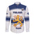 Custom Finland Hockey Long Sleeve Button Shirt 2024 Go Suomi - Wonder Print Shop