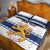 Custom Finland Hockey Quilt Bed Set 2024 Go Suomi