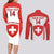 Custom Switzerland Hockey Couples Matching Long Sleeve Bodycon Dress and Long Sleeve Button Shirt 2024 Go La Nati - Wonder Print Shop