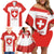 Custom Switzerland Hockey Family Matching Off Shoulder Short Dress and Hawaiian Shirt 2024 Go La Nati - Wonder Print Shop