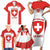 Custom Switzerland Hockey Family Matching Short Sleeve Bodycon Dress and Hawaiian Shirt 2024 Go La Nati - Wonder Print Shop