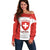 Custom Switzerland Hockey Off Shoulder Sweater 2024 Go La Nati - Wonder Print Shop