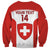 Custom Switzerland Hockey Sweatshirt 2024 Go La Nati