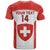 Custom Switzerland Hockey T Shirt 2024 Go La Nati