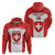 Custom Switzerland Hockey Zip Hoodie 2024 Go La Nati