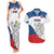 Custom Czech Republic Hockey Couples Matching Tank Maxi Dress and Hawaiian Shirt 2024 Go Czechia LT14