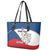 Custom Czech Republic Hockey Leather Tote Bag 2024 Go Czechia - Wonder Print Shop