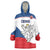 Custom Czech Republic Hockey Wearable Blanket Hoodie 2024 Go Czechia LT14