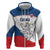 Custom Czech Republic Hockey Zip Hoodie 2024 Go Czechia LT14