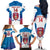 Custom United States Hockey Family Matching Off The Shoulder Long Sleeve Dress and Hawaiian Shirt 2024 Go USA - Wonder Print Shop