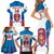 Custom United States Hockey Family Matching Short Sleeve Bodycon Dress and Hawaiian Shirt 2024 Go USA - Wonder Print Shop