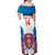 Custom United States Hockey Off Shoulder Maxi Dress 2024 Go USA - Wonder Print Shop