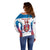 Custom United States Hockey Off Shoulder Sweater 2024 Go USA - Wonder Print Shop