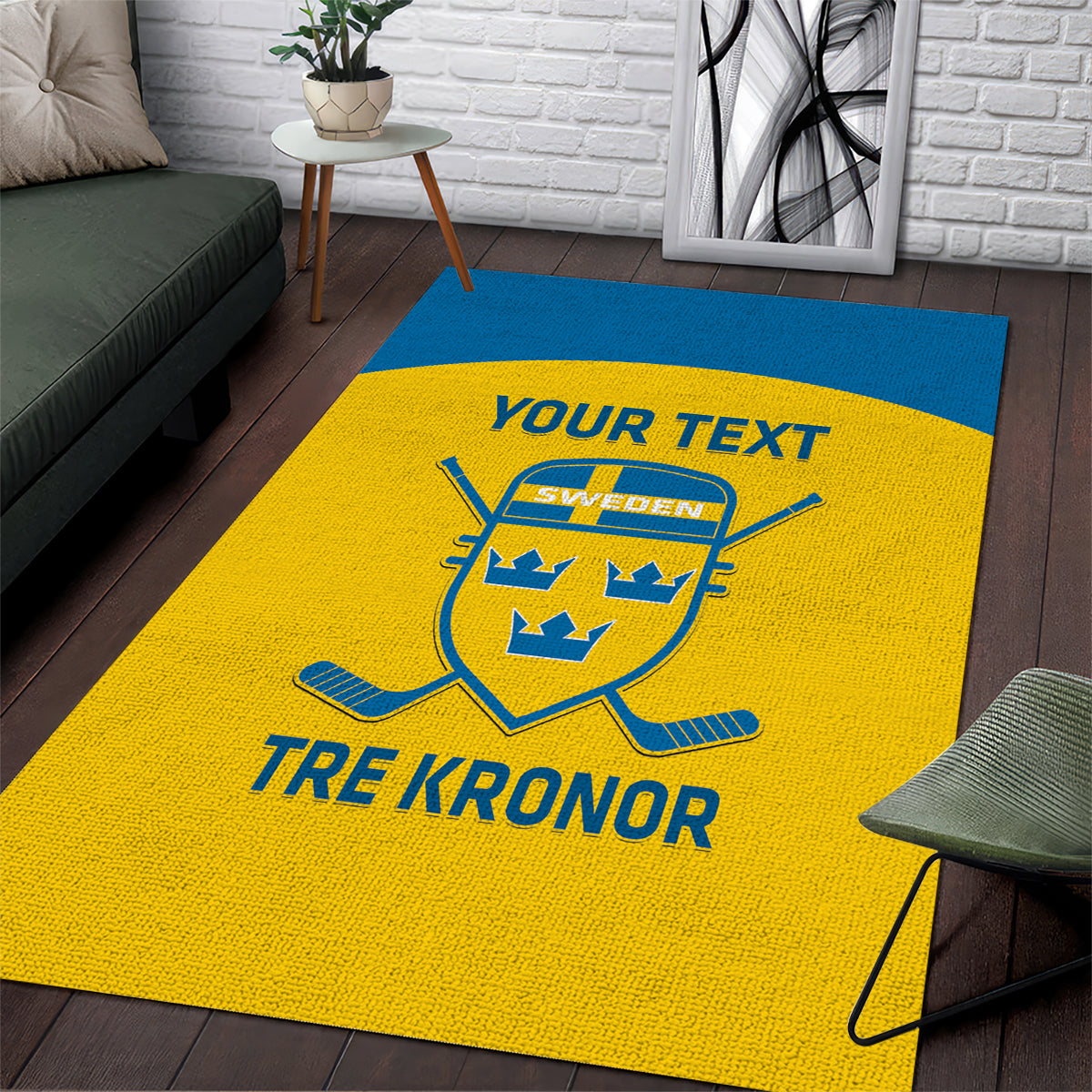 Custom Sweden Hockey Area Rug 2024 Go Swedish - Wonder Print Shop