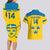 Custom Sweden Hockey Couples Matching Long Sleeve Bodycon Dress and Hawaiian Shirt 2024 Go Swedish - Wonder Print Shop