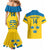 Custom Sweden Hockey Couples Matching Mermaid Dress and Hawaiian Shirt 2024 Go Swedish - Wonder Print Shop