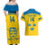 Custom Sweden Hockey Couples Matching Off Shoulder Maxi Dress and Hawaiian Shirt 2024 Go Swedish - Wonder Print Shop