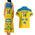 Custom Sweden Hockey Couples Matching Tank Maxi Dress and Hawaiian Shirt 2024 Go Swedish - Wonder Print Shop