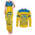 Custom Sweden Hockey Couples Matching Tank Maxi Dress and Long Sleeve Button Shirt 2024 Go Swedish - Wonder Print Shop