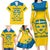 Custom Sweden Hockey Family Matching Long Sleeve Bodycon Dress and Hawaiian Shirt 2024 Go Swedish - Wonder Print Shop