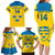 Custom Sweden Hockey Family Matching Long Sleeve Bodycon Dress and Hawaiian Shirt 2024 Go Swedish - Wonder Print Shop