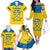 Custom Sweden Hockey Family Matching Off The Shoulder Long Sleeve Dress and Hawaiian Shirt 2024 Go Swedish - Wonder Print Shop