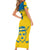 Custom Sweden Hockey Family Matching Short Sleeve Bodycon Dress and Hawaiian Shirt 2024 Go Swedish - Wonder Print Shop