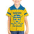 Custom Sweden Hockey Family Matching Short Sleeve Bodycon Dress and Hawaiian Shirt 2024 Go Swedish - Wonder Print Shop