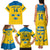 Custom Sweden Hockey Family Matching Tank Maxi Dress and Hawaiian Shirt 2024 Go Swedish - Wonder Print Shop