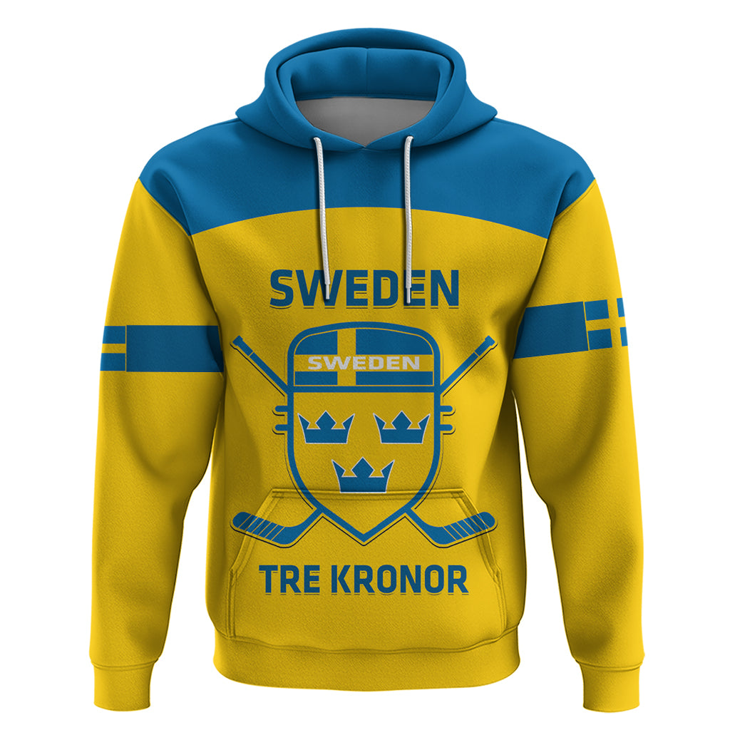 Custom Sweden Hockey Hoodie 2024 Go Swedish - Wonder Print Shop