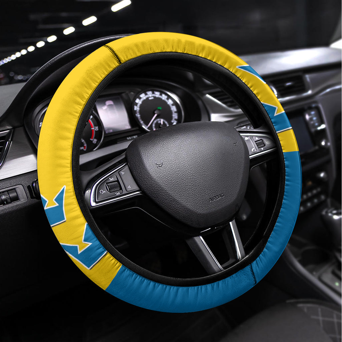 Sweden Hockey Steering Wheel Cover 2024 Go Swedish