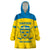 Custom Sweden Hockey Wearable Blanket Hoodie 2024 Go Swedish