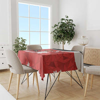 Canada Rugby Custom Tablecloth Beaver Mascot Go Canadian