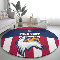 USA 2025 Rugby Custom Round Carpet Come On Eagle