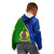 Personalised Vanuatu Malampa Province Kid Hoodie Turtle Sand Drawing Unique Tapa Pattern - Wonder Print Shop