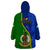 Personalised Vanuatu Malampa Province Wearable Blanket Hoodie Turtle Sand Drawing Unique Tapa Pattern - Wonder Print Shop